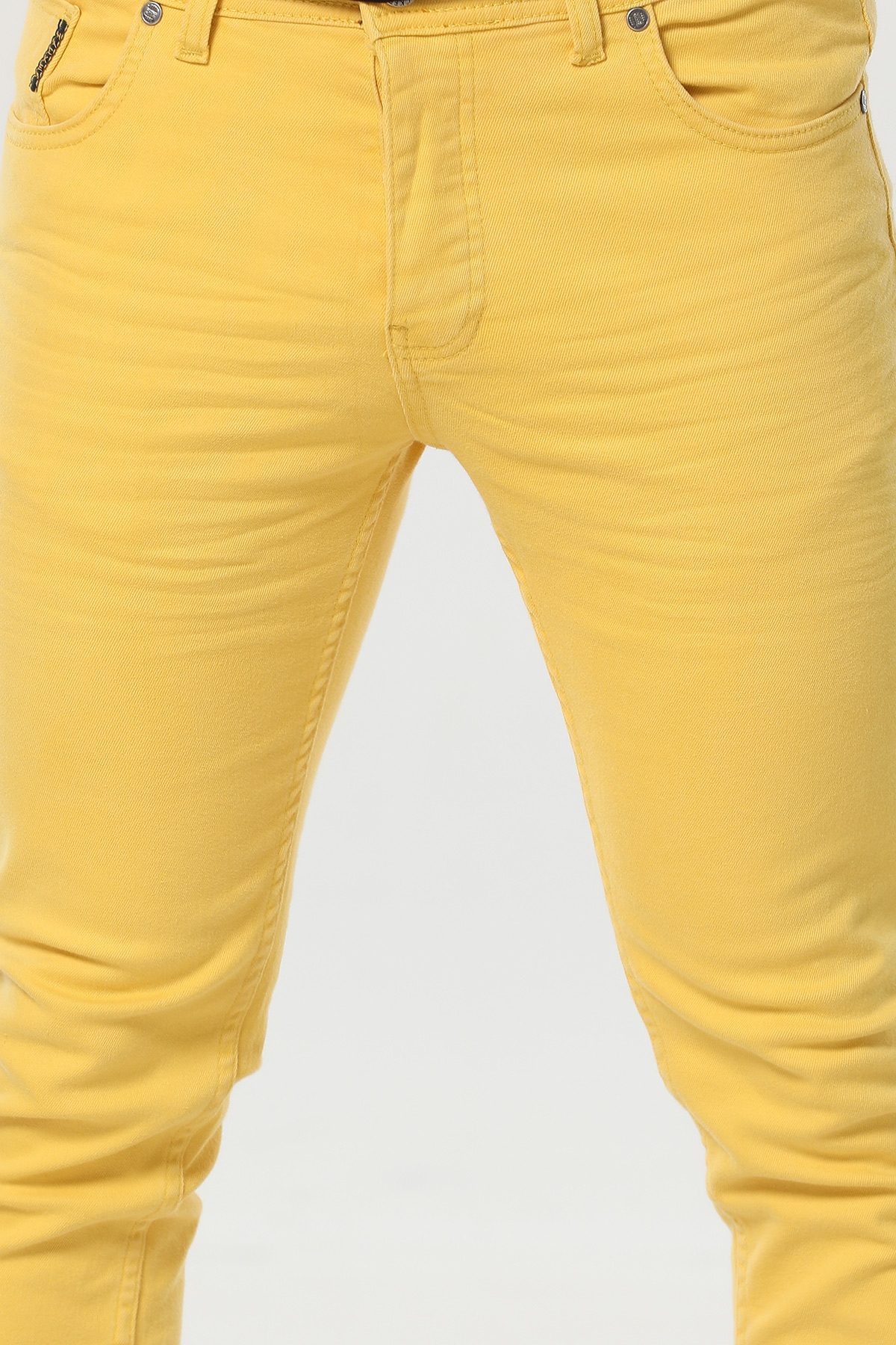 Sarı Slim Fit Erkek Jean Pantolon 361078- tozlu.com