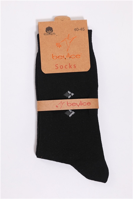 Erkek Soket Çorap (40-45 Uyumludur) Siyah