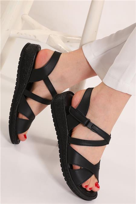 Kadın Günlük Sandalet Siyah