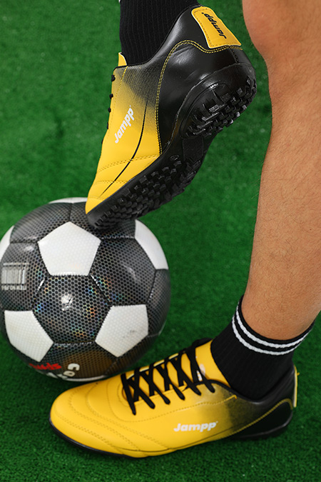 Sarı Siyah Erkek Bağcıklı Halısaha Futbol Ayakkabısı 479729