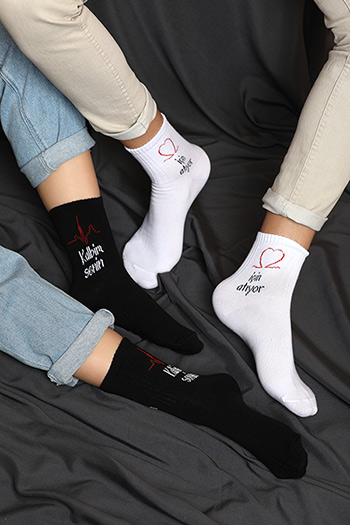 Fk Mood 2'li Sevgili Çorabı