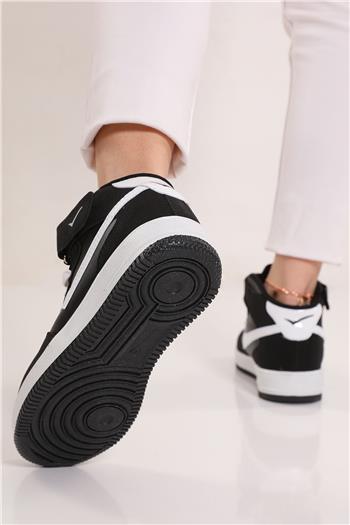 Kadın Boğazlı Jordan Spor Ayakkabı Siyah
