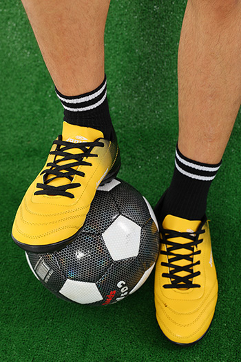 Sarı Siyah Erkek Bağcıklı Halısaha Futbol Ayakkabısı 479729