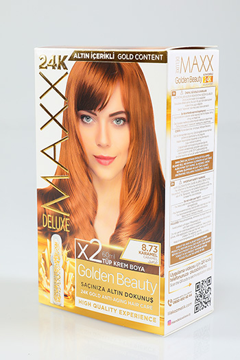 Standart Maxx Deluxe Golden Beauty Saç Boyası 8.73 Karamel 450046