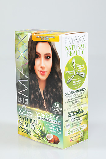 Standart Maxx Deluxe Natural Beauty Saç Boyası 7.11 Yoğun Küllü Kumral 450008