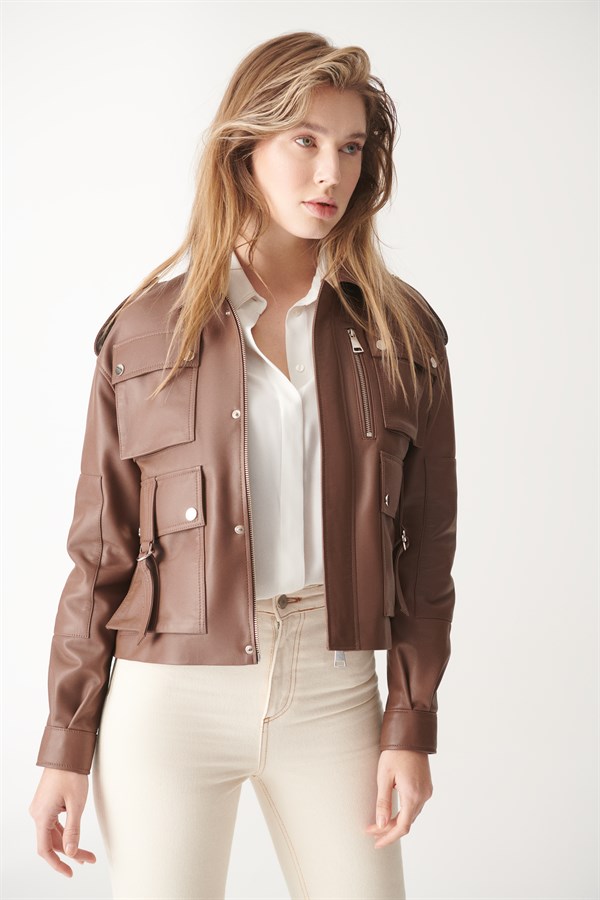 KATE Taba Sport Leather Jacket | Women's Leather Jacket Models