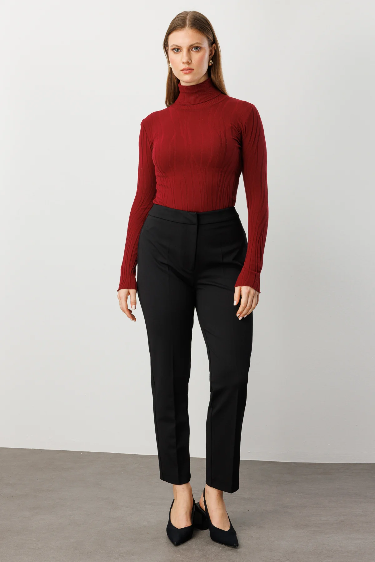 KadınEkol Dar Paça Cepsiz PantolonEKOL4905701025