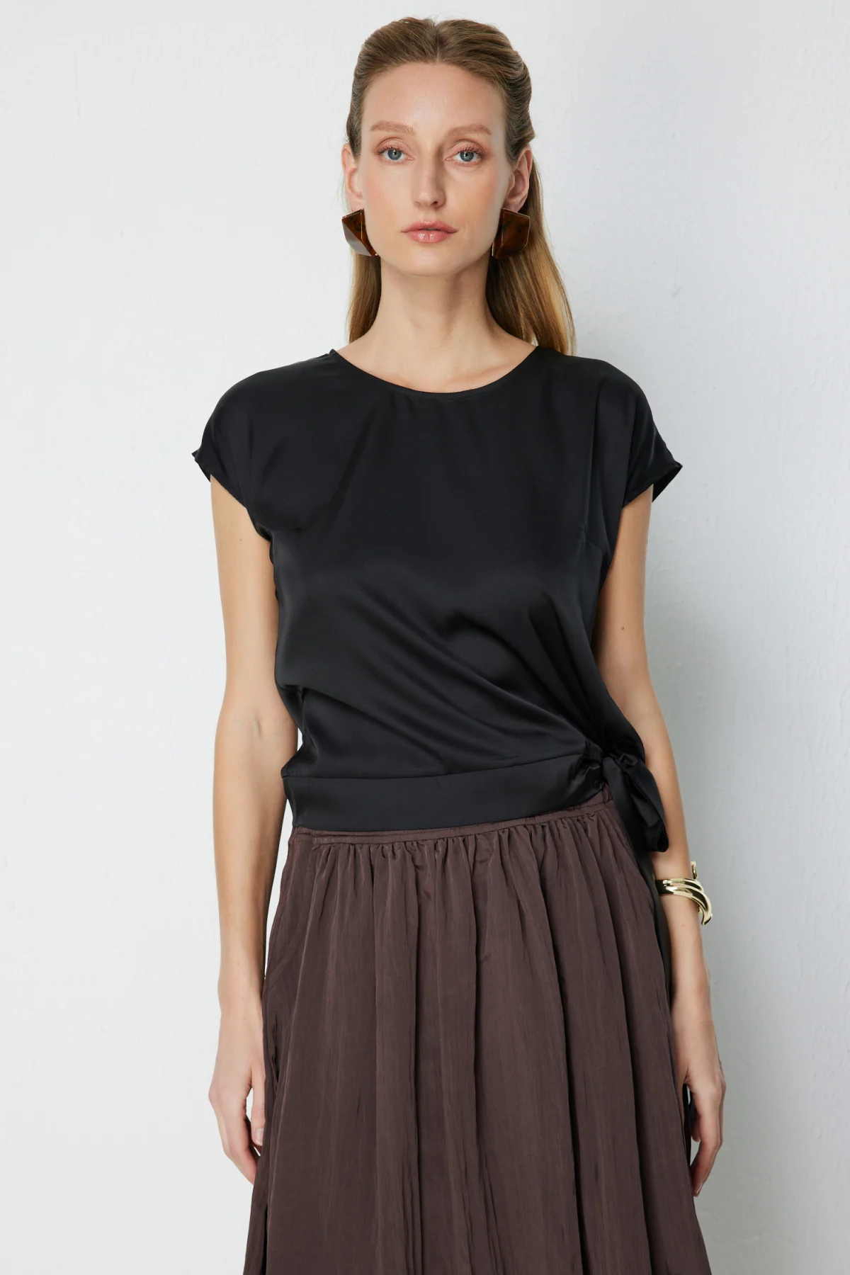 BluzOn Fashion BLUZ YANDAN BAĞLAMALI KISA KOLON FASHION5012772307