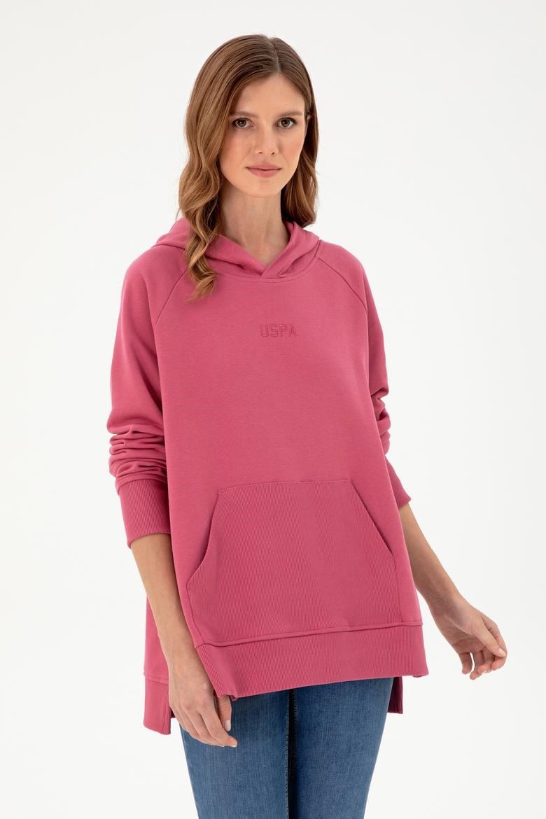 SweatshirtUS POLO ASSN Logo Pul İşli Kısa Kapüşonlu Kadın SweatshirtU.S. Polo Assn.494452080739