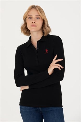 2026 KIŞUS POLO ASSN Polo Yaka Kadın SweatshirtU.S. Polo Assn.494452226400
