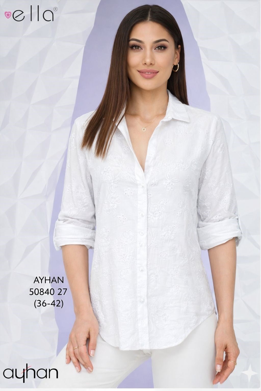 2025 YAZAYHAN Güpür Desenli GömlekAYHAN4862250840