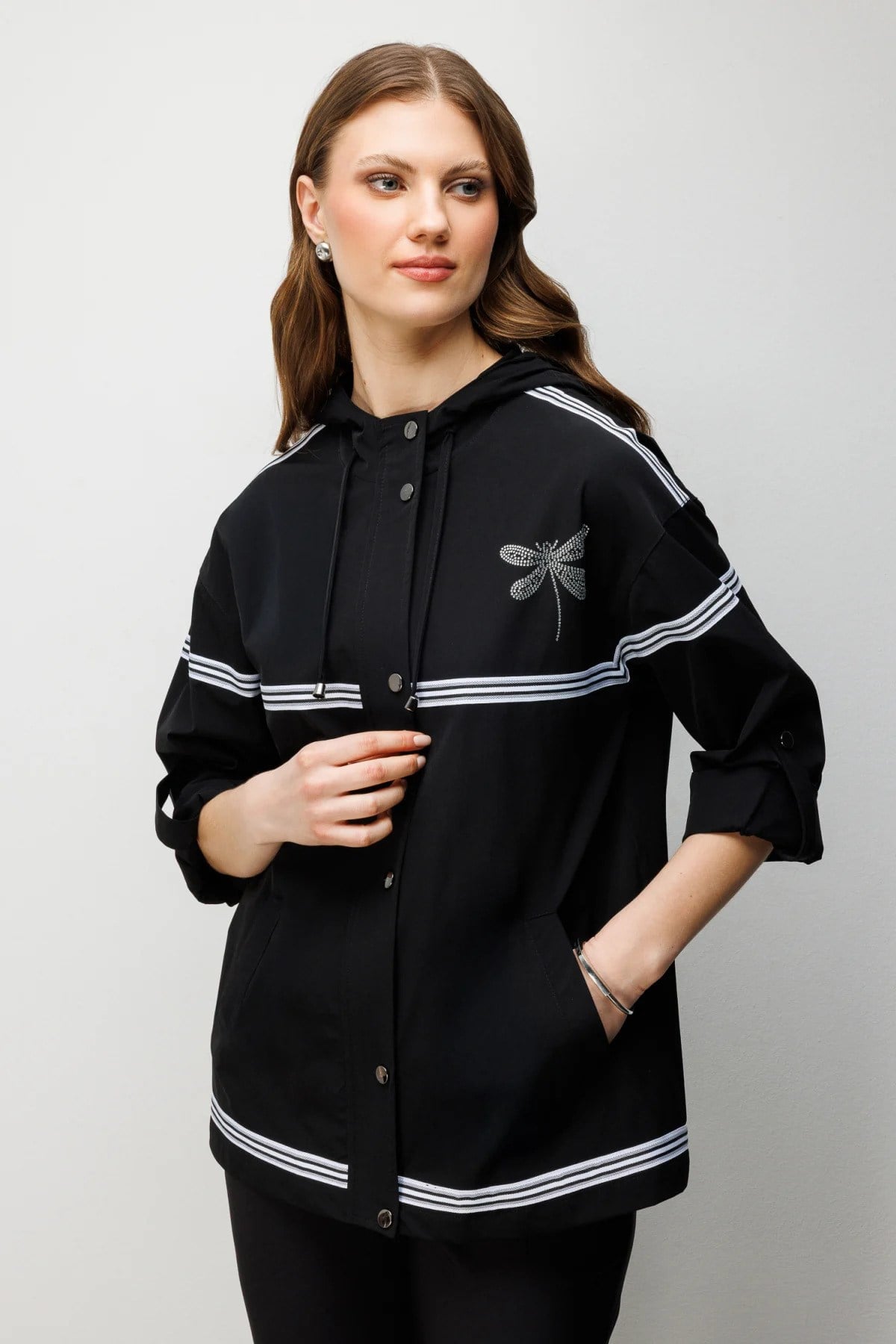 Kaban & MontMI MONT KAPSONLU  KAPRI KOL SOL KELEBEK BASKILI TRENÇMI5054985309