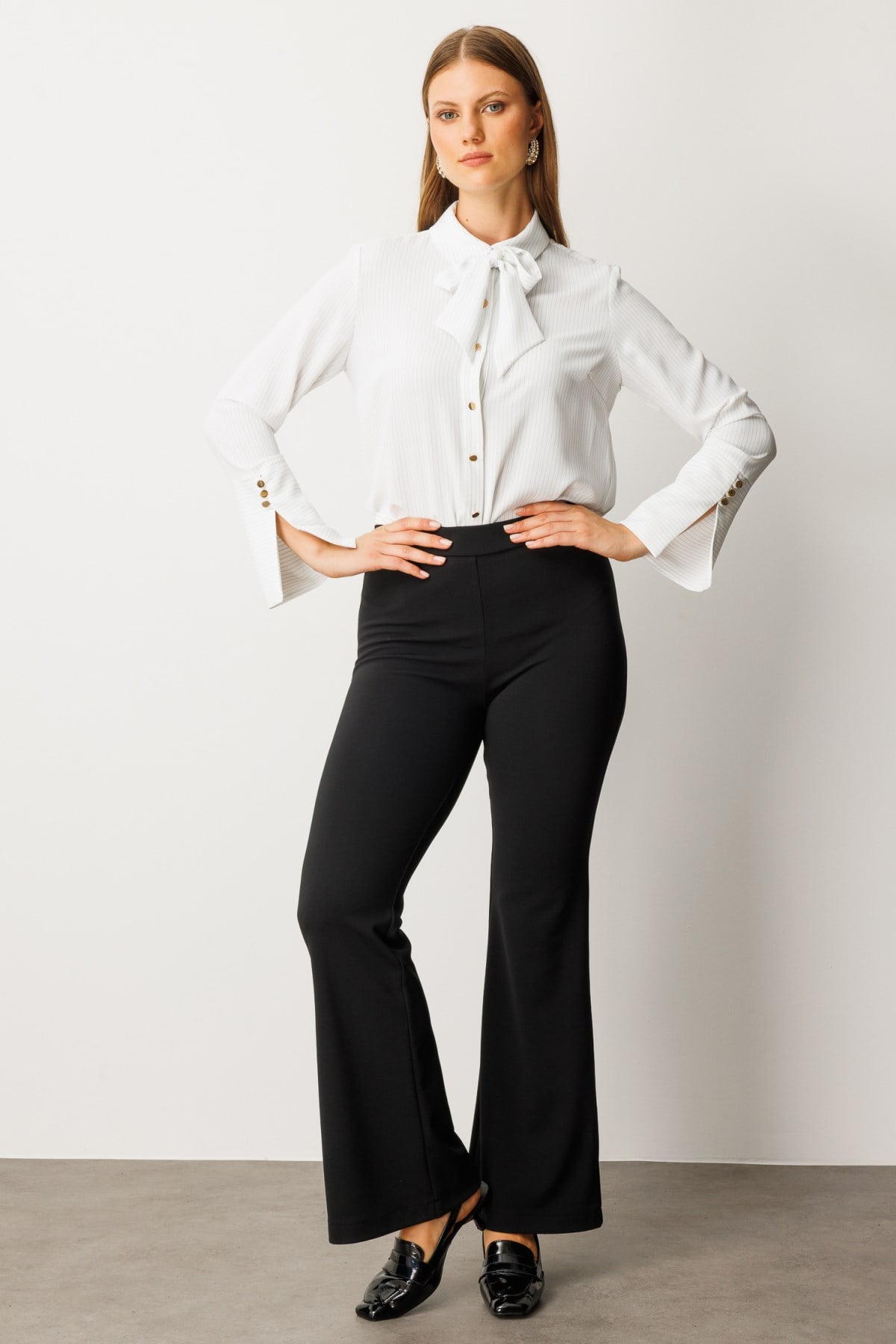 2026 İlkbaharOn Fashion İNCE FİTİLLİ İSPANYOL TAYT PANTOLONON FASHION5012774165