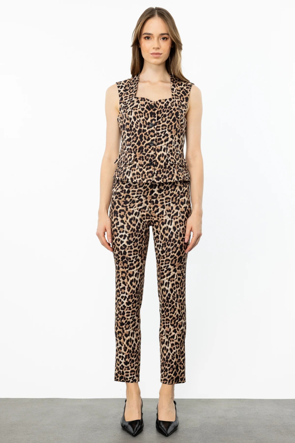 PantolonOn Fashion LEOPAR DESENLİ BEŞ CEPLİ PANTOLONON FASHION4712744511