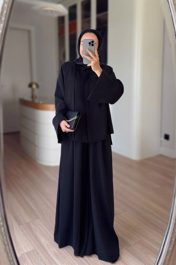 Alya Vatkalı Salaş Takım - Siyah