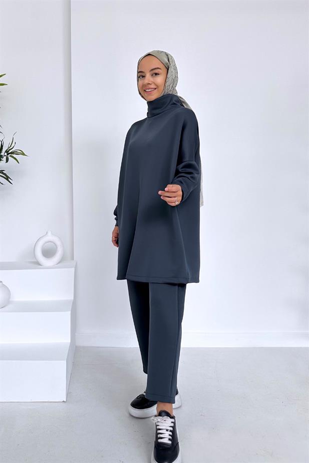 Balıkçı Yaka Basic Scuba Takım - Füme