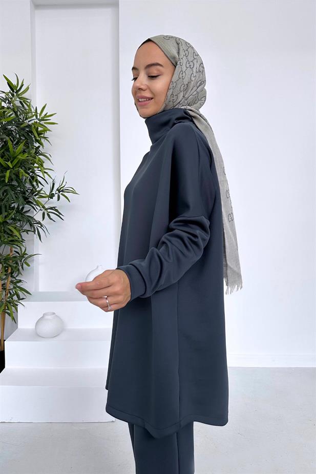 Balıkçı Yaka Basic Scuba Takım - Füme