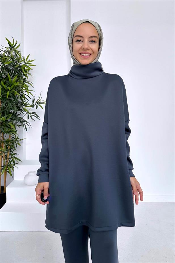 Balıkçı Yaka Basic Scuba Takım - Füme