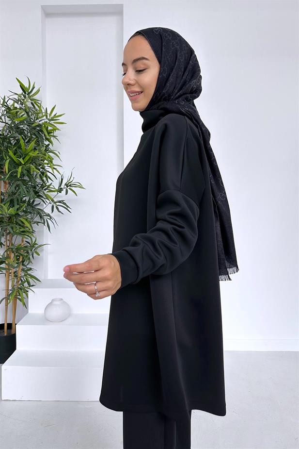 Balıkçı Yaka Basic Scuba Takım - Siyah