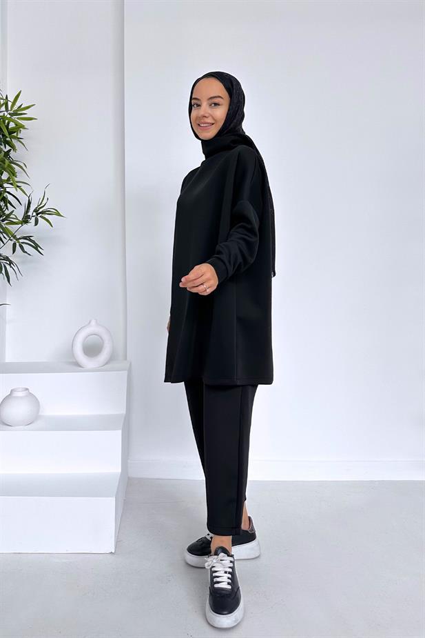 Balıkçı Yaka Basic Scuba Takım - Siyah