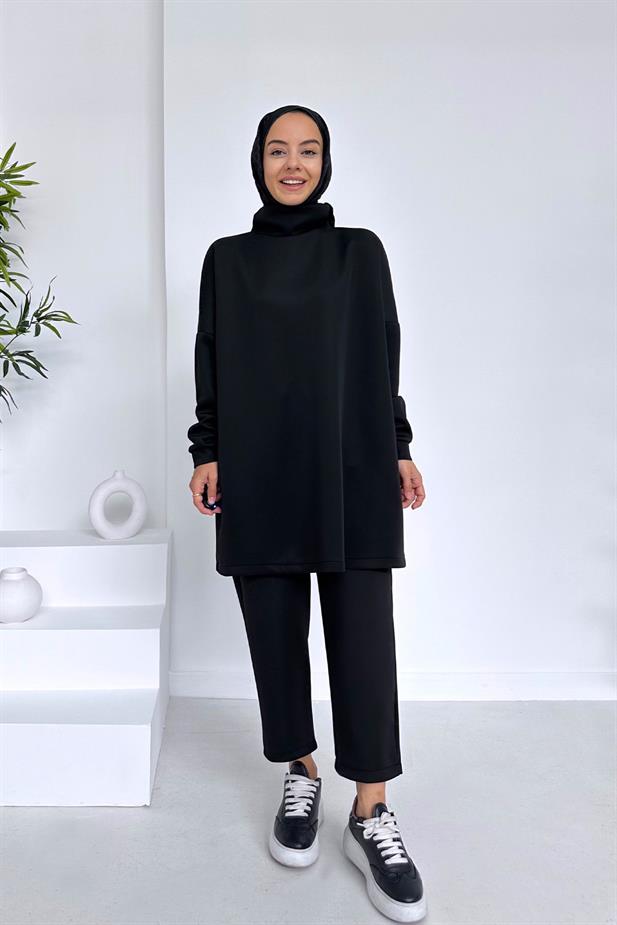 Balıkçı Yaka Basic Scuba Takım - Siyah