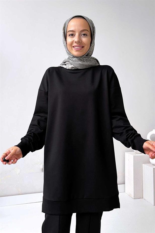 Basic Sweatshirt - Siyah