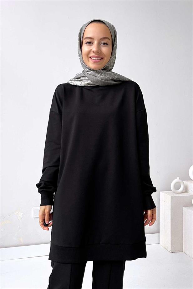 Basic Sweatshirt - Siyah