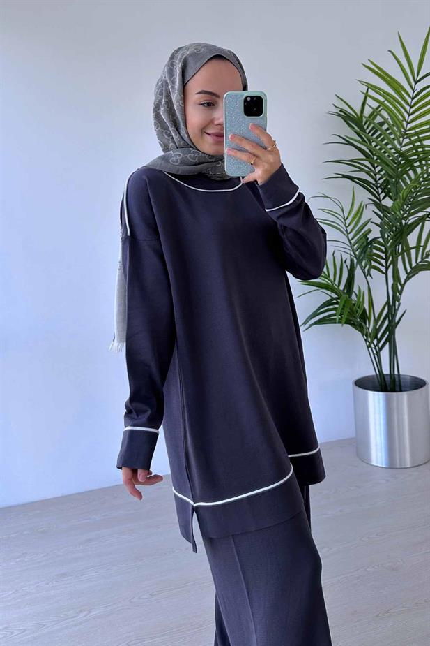 Biye Detay Merserize Takım - Füme