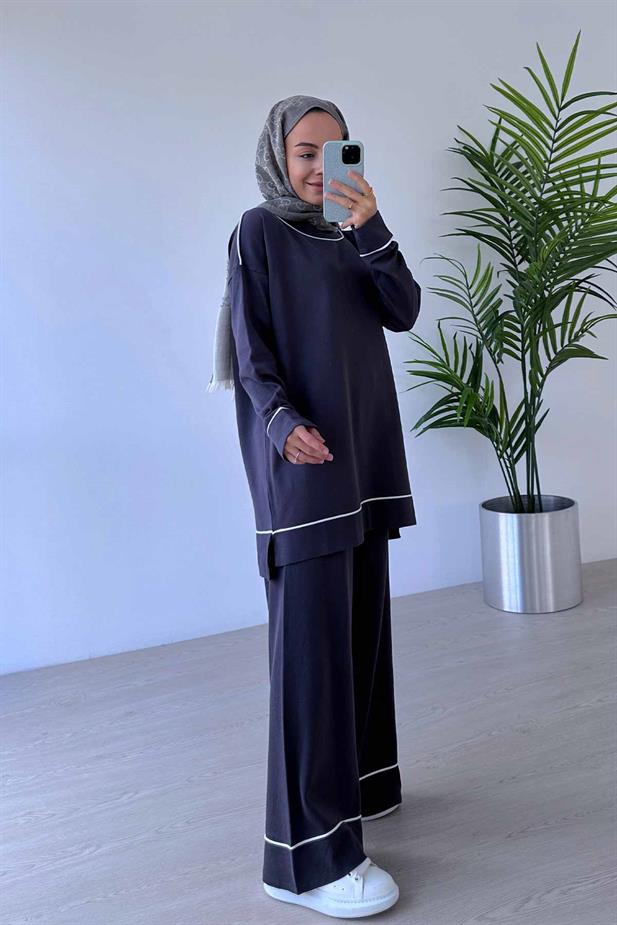 Biye Detay Merserize Takım - Füme