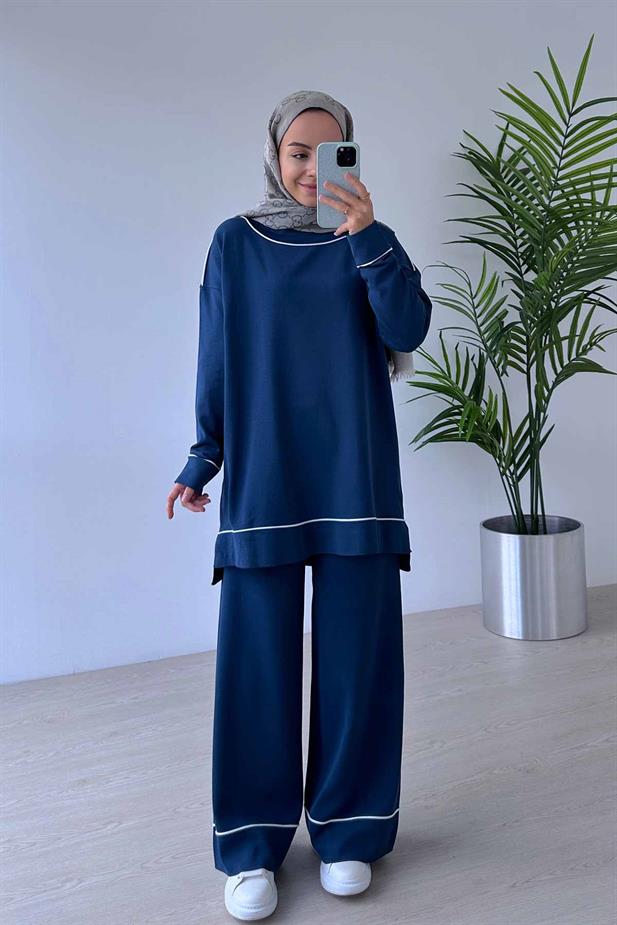 Biye Detay Merserize Takım - Petrol