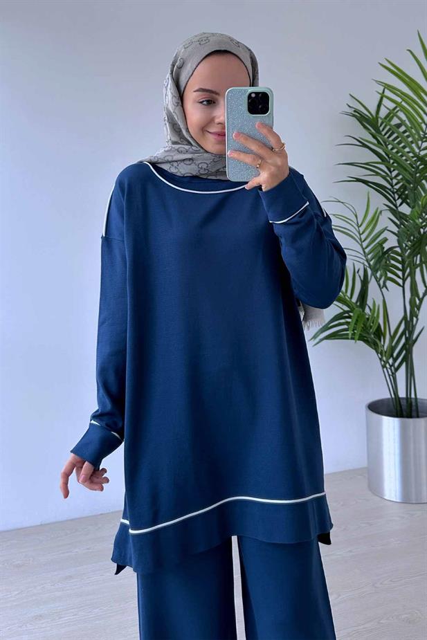 Biye Detay Merserize Takım - Petrol