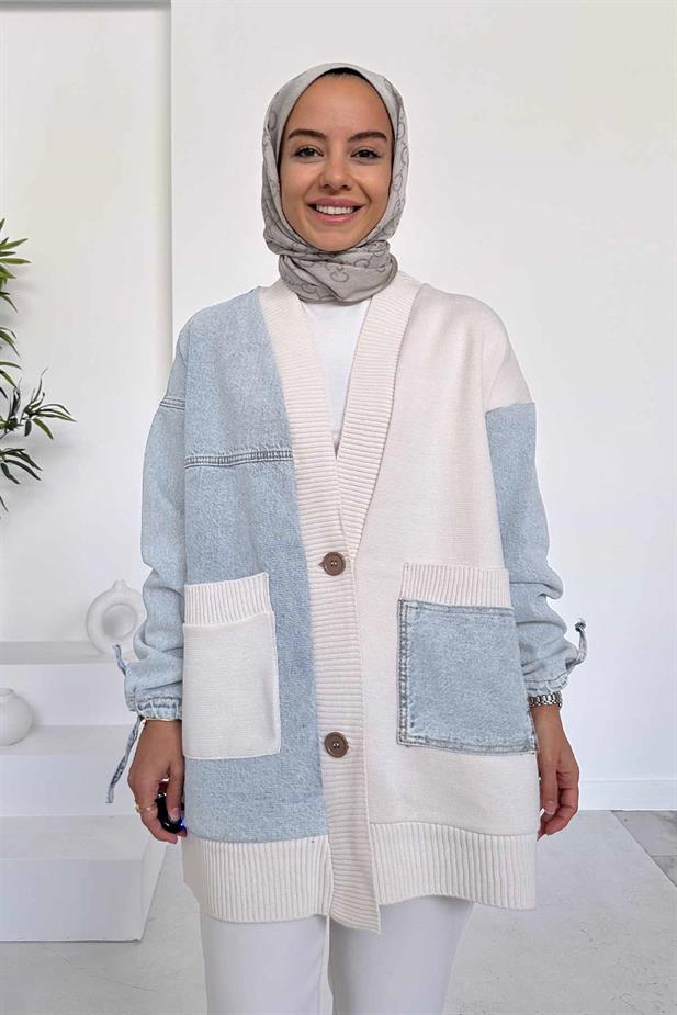 Çift Cep Tasarım Hırka