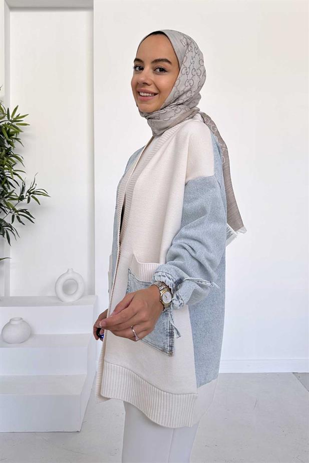 Çift Cep Tasarım Hırka