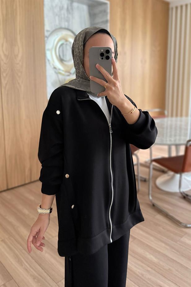 Çıtçıt Detay Salaş Modal Takım - Siyah