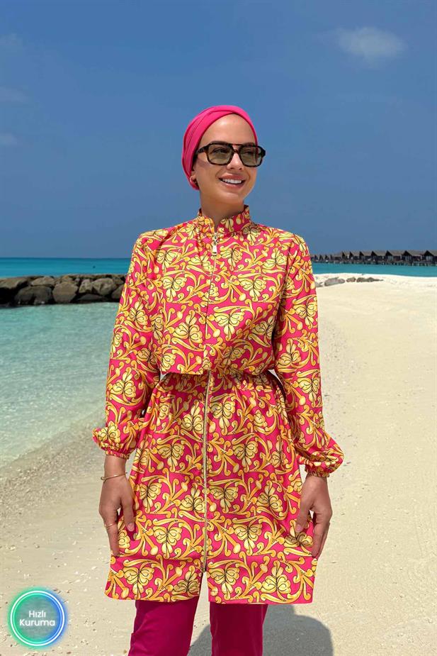 Ivy Tesettür Mayo - Fuşya