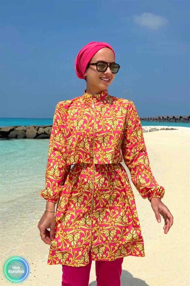 Ivy Tesettür Mayo - Fuşya