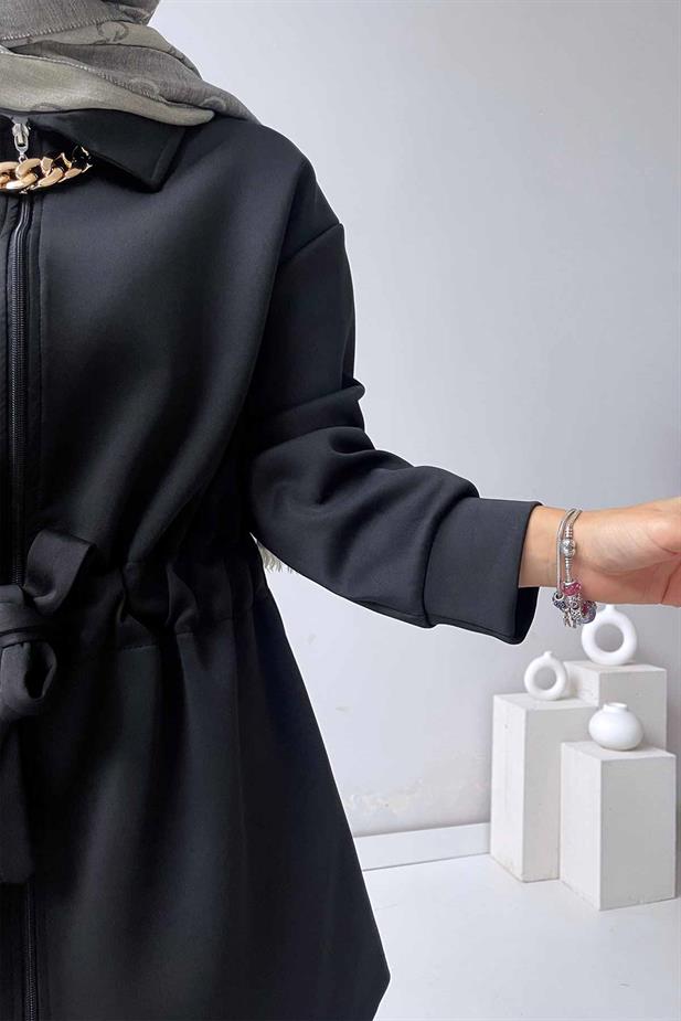 Kolye Detay Scuba Takım - Siyah