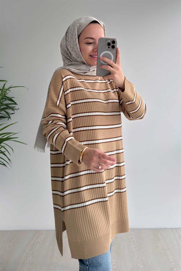 Lady Triko Tunik - Bej
