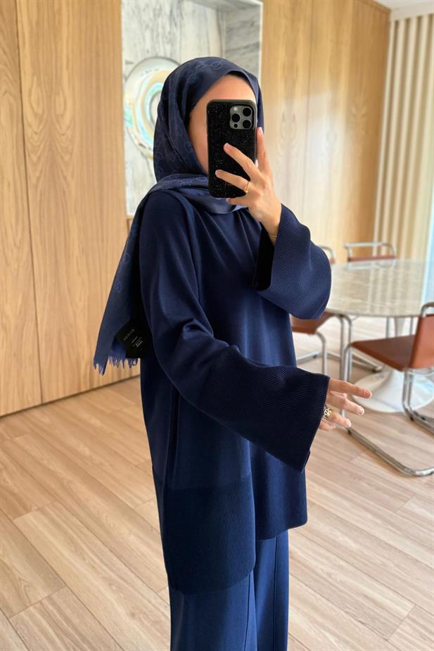 Liora Premium Rayon Takım - Lacivert