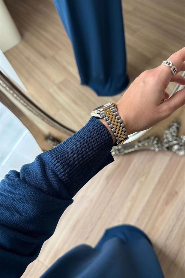 Merserize Elbise - Petrol