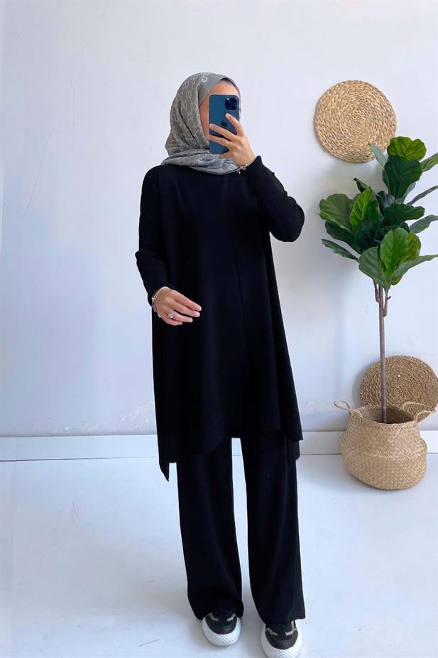 Mira Merserize Takım - Siyah