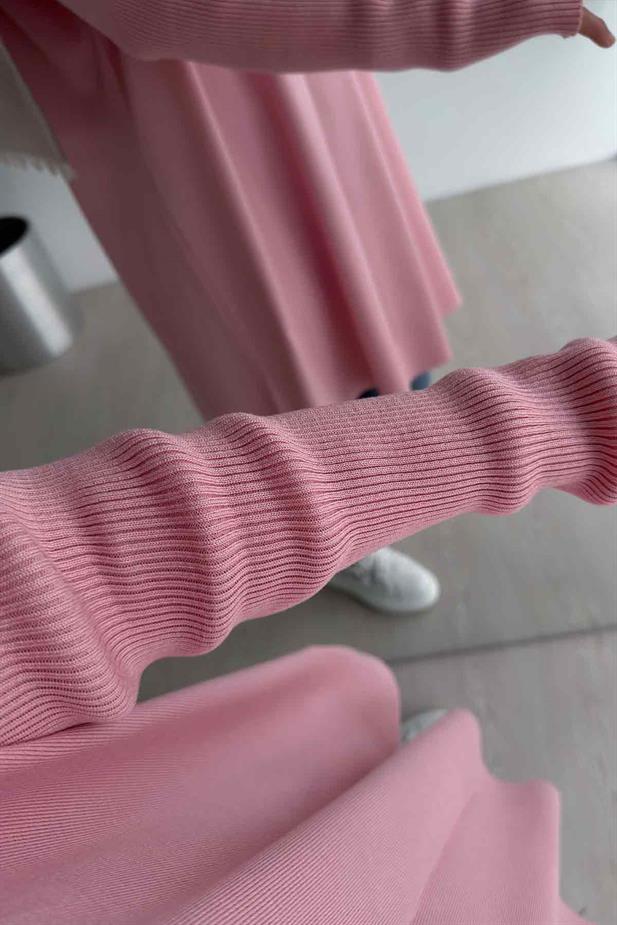 Mira Merserize Tunik - Pembe