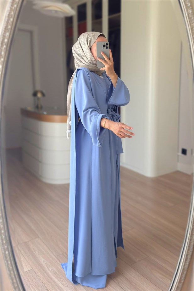 Naia Abaya Takım - Mavi