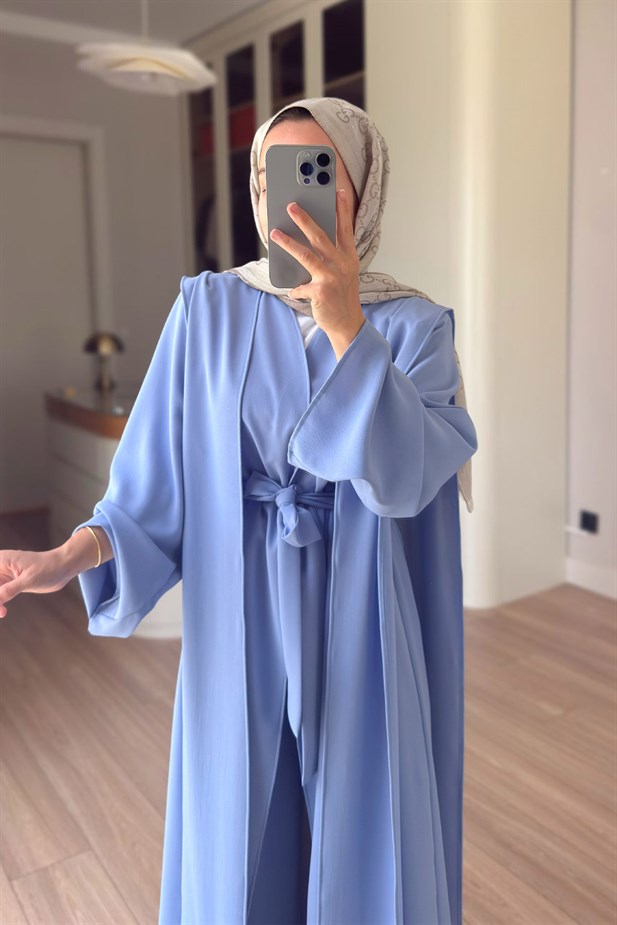 Naia Abaya Takım - Mavi