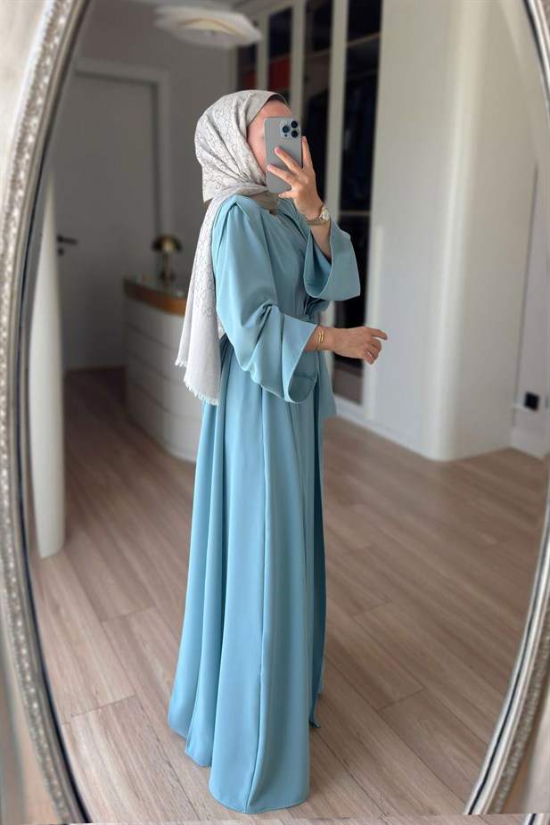 Naia Abaya Takım - Su Yeşili