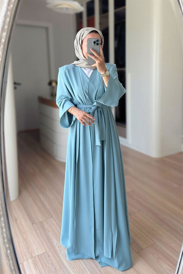 Naia Abaya Takım - Su Yeşili