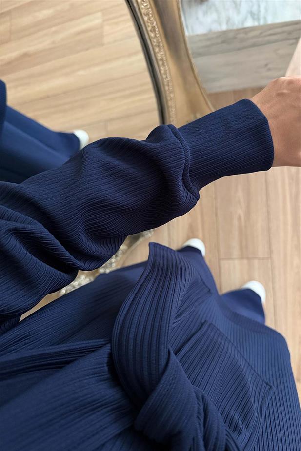 Omuz Atkılı 3lü Takım - Lacivert