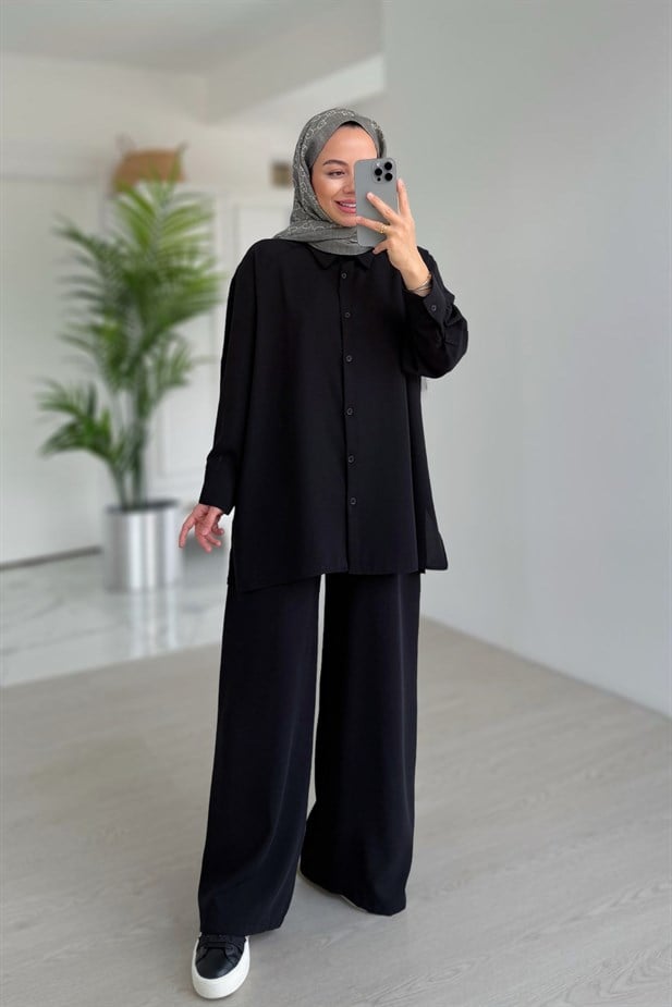 Pearly Takım - Siyah