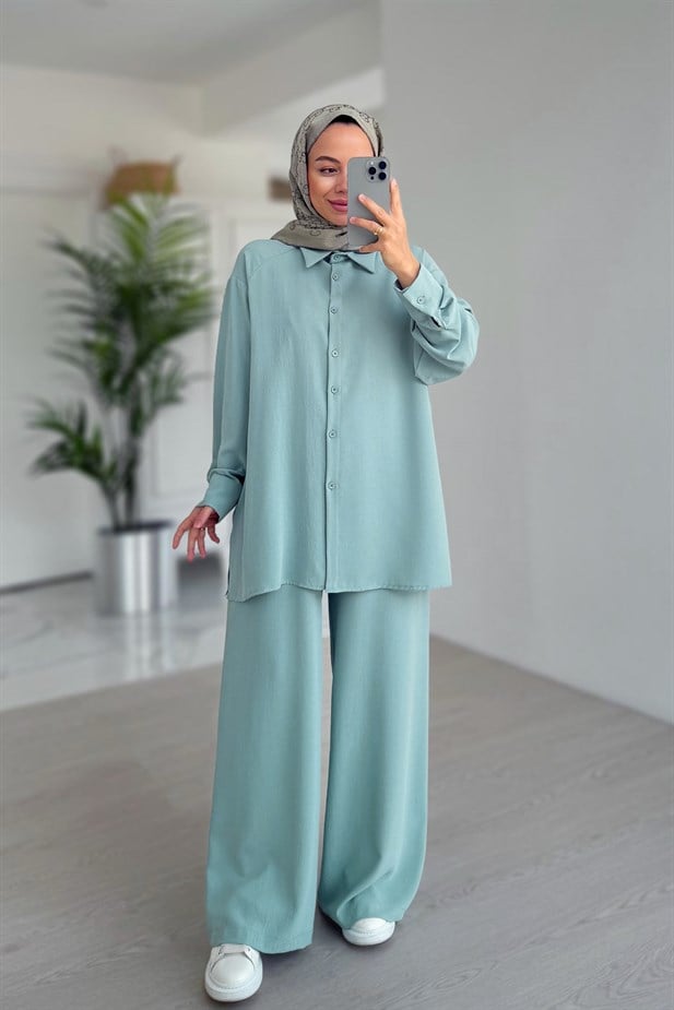 Pearly Takım - Su Yeşili