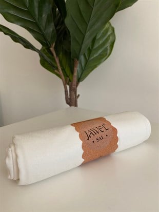 Penye Şal - Kırık Beyaz